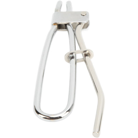 12 mm Bremsschlauchschelle aus Chromstahl, abgerundete Kanten für beschädigungsfreies Klemmen, ideal für Kraftstoff-, Kupplungs- und Kühlleitungen.