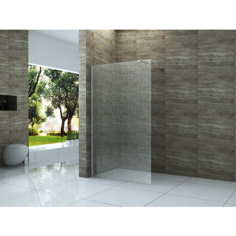 ALPHABAD 12 mm Duschwand VACANTE-CRUSHED 120 x 200 cm