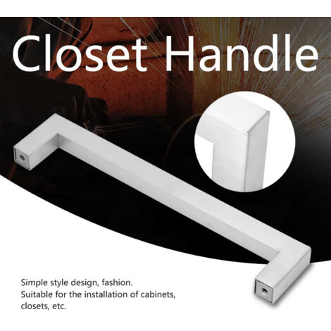 12 mm Edelstahl 304 Möbelgriff, minimalistisches Design für Schranktüren (160 mm)