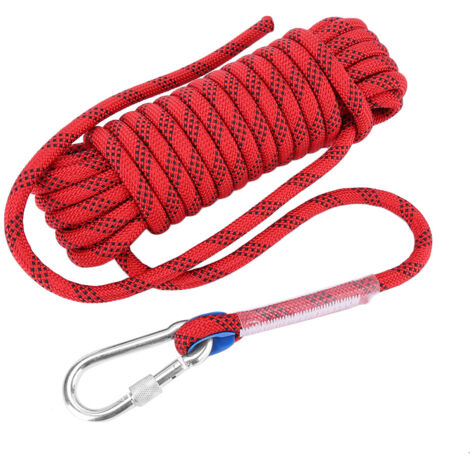 12 mm starkes Paracord-Seil für Schlüsselbänder und Armbänder (Rot, 10 m)
