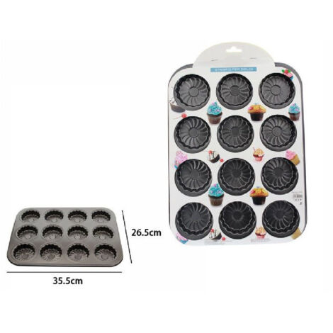 12 Muffin Cupcake Budino 35.5 X 26,5 Cm 59945