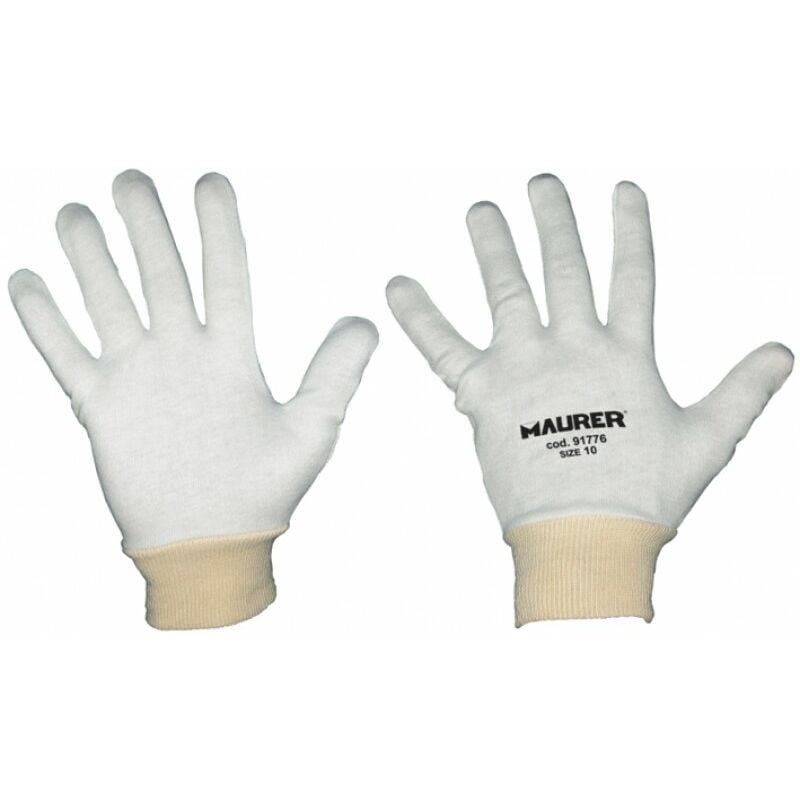 Maurer - sottoguanto cotone bianco tg 8