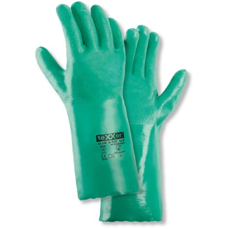 12 Paar Nitril-Handschuhe GERAUTE OBERFLÄCHE Größe 11