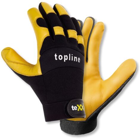 12 Paar topline Hirschleder-Handschuhe TACOMA, Größe 8