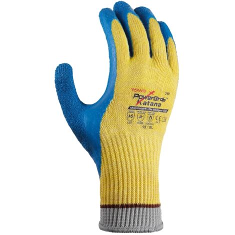 12 Paar TOWA® Aramid-Faser Strickhandschuhe PowerGrab® Katana Größe 7