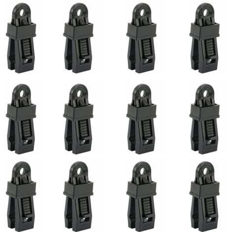 12 Pack Heavy Duty Tarp Clips, Outdoor Tent Clip for Holding Tarp, Car Sunshade, Pool