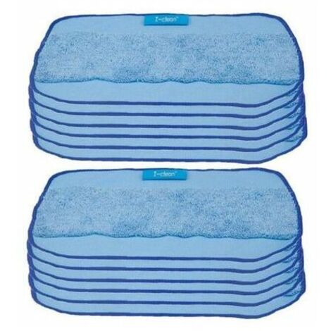 12 Pack Lavable Reutilisable Microfibre de rechange chiffons pour iRobot Braava 380t 320 Mint 4200 5200 Robotique,LO-Ron
