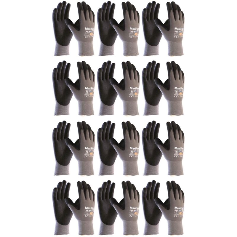 Image of 12 paia di guanti da lavoro ATG MaxiFlex® Ultimate™ con ad-apt® 42-874 (Misurare 11)
