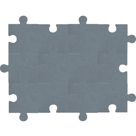 12 paneles de pared autoadhesivos de espuma fonoabsorbente de alta densidad, gris, 20 x 30 cm
