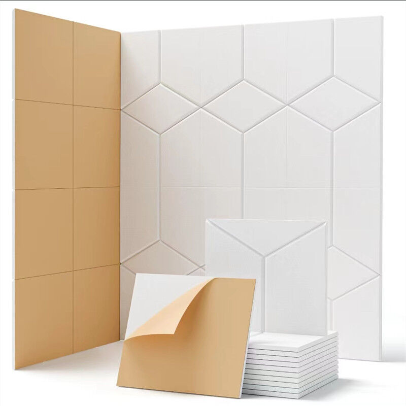 12 Panneau Acoustique, Panneaux Acoustiques Autocollants à Haute Densité pour la Décoration de Plafond/Portes/Murs et Traitement Acoustique, pour la
