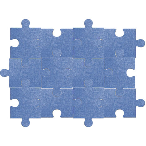 12 pannelli murali autoadesivi in ​​schiuma fonoassorbente, pannello ad alta densità, isolamento e assorbimento acustico, azzurro, 20 x 30cm