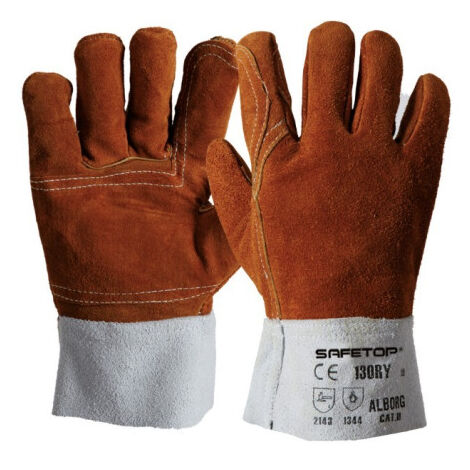 12 pares de Guantes de Soldador Alborg (Talla 9)