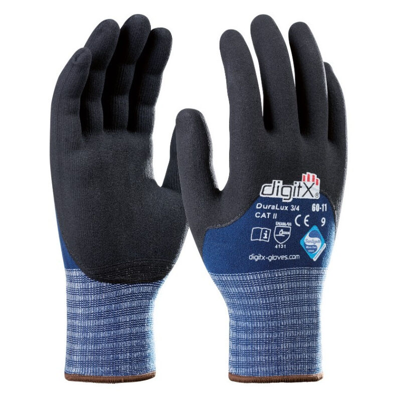 

12 pares de Guantes Gama Digitx Duralux 3/4 | 7