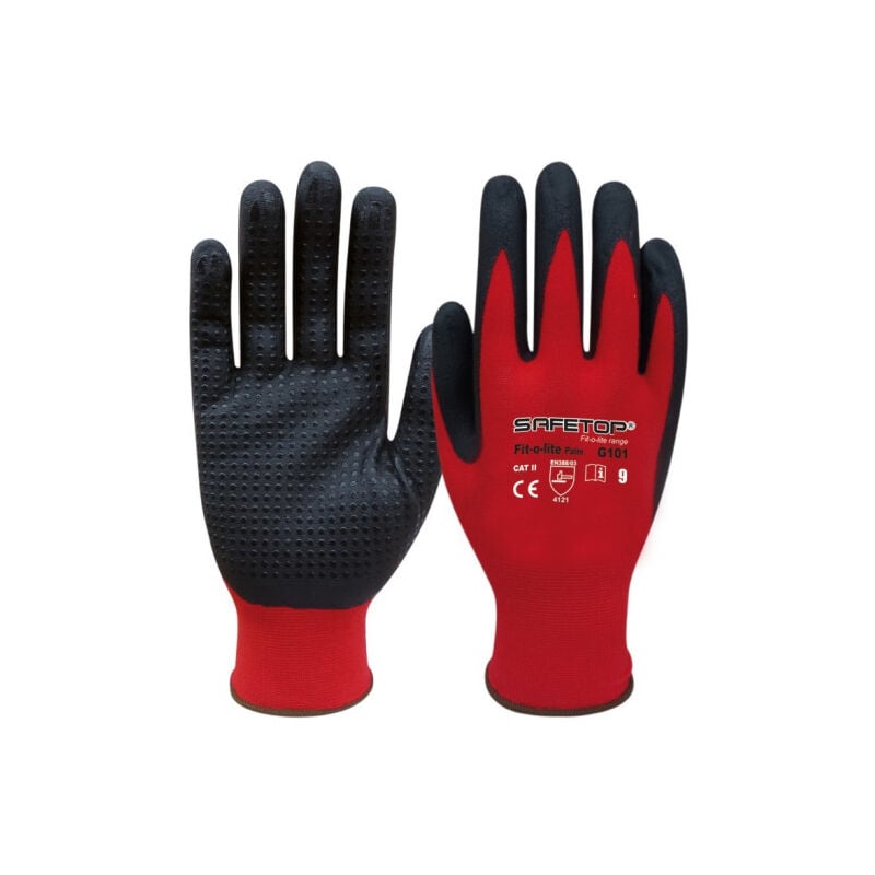 

Guantes recubiertos de nitrilo hasta los nudillos Fit-o-lite | 7 - Safetop