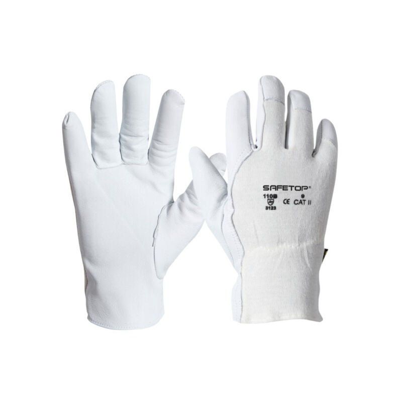 

Guantes mixtos con uñeros en piel flor SAFETOP Ares | 6