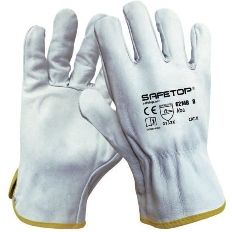 

Guantes de piel tipo conductor SAFETOP Aba | 8