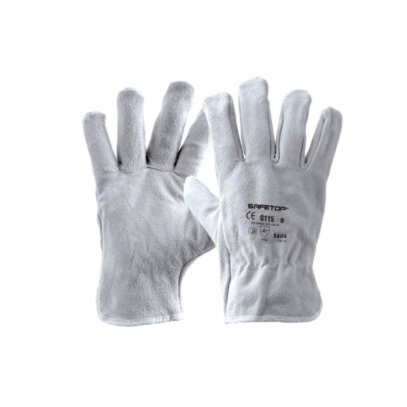

Guantes de seguridad en piel serraje SAFETOP Sada | 9