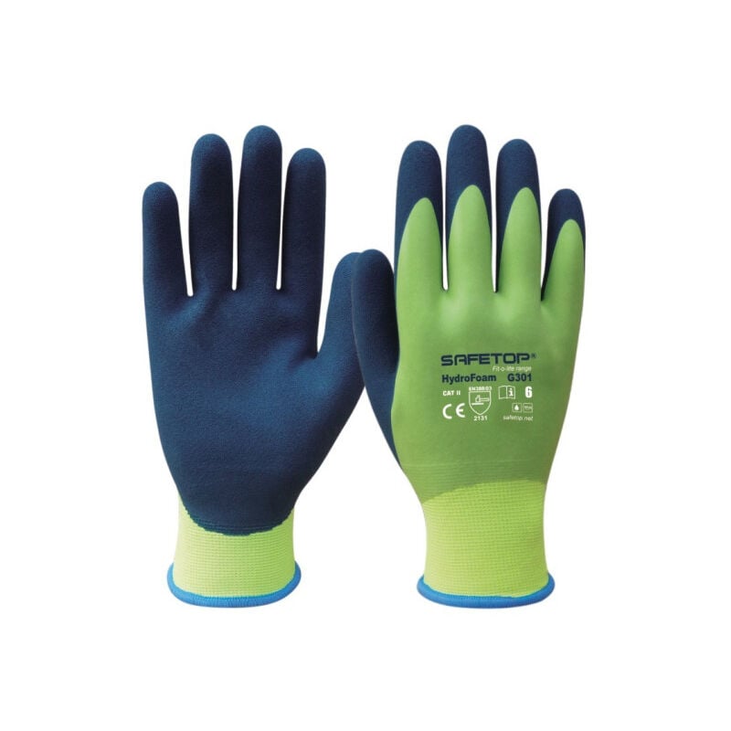 

Safetop - Guante sintético de látex impermeable Hydro Foam | 7