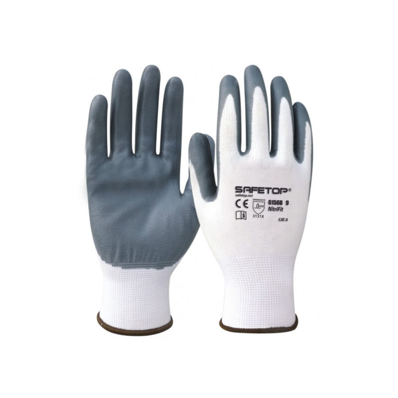 

Guantes de nitrilo SAFETOP sin costuras Nitri Fit | 7