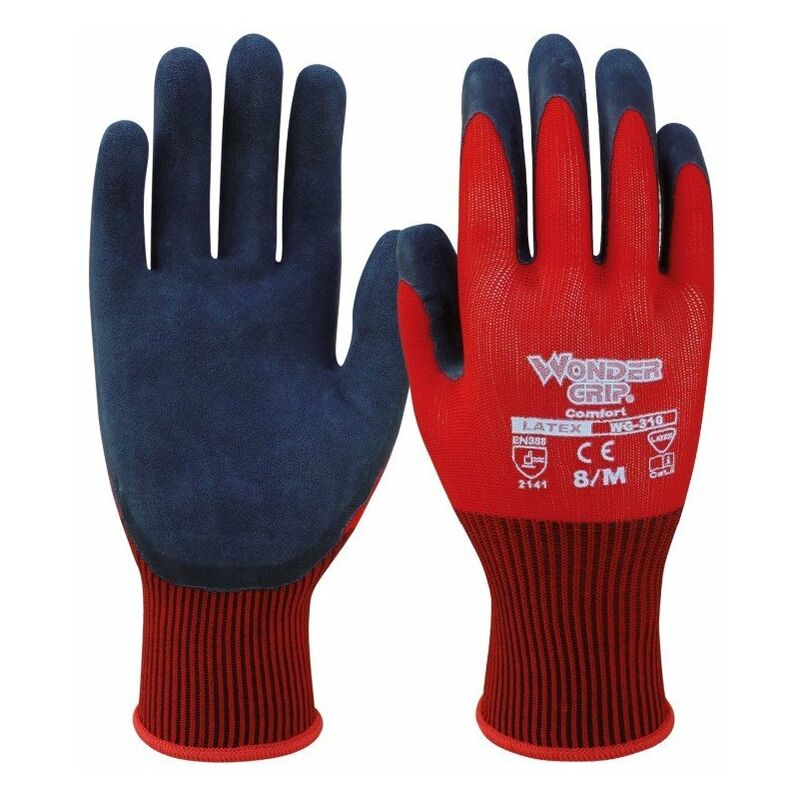 

Guantes sintéticos SAFETOP de microporos de látex Wonder Grip Comfort | 8