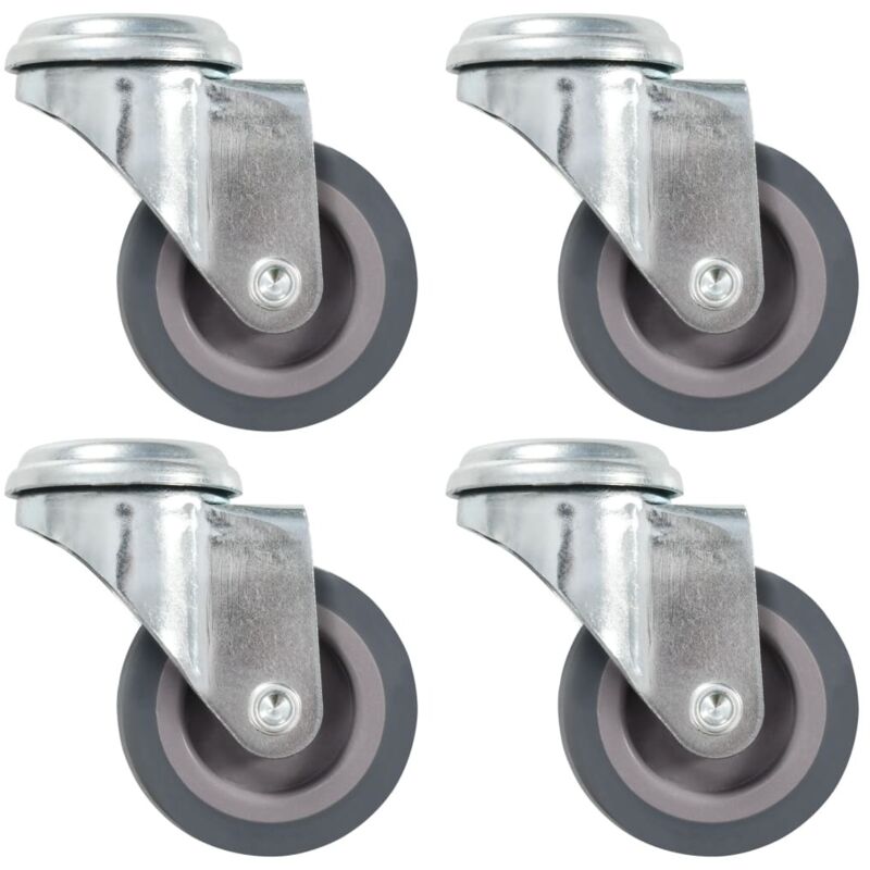 8 pcs Bolt Hole Swivel Casters 50 mm vidaXL