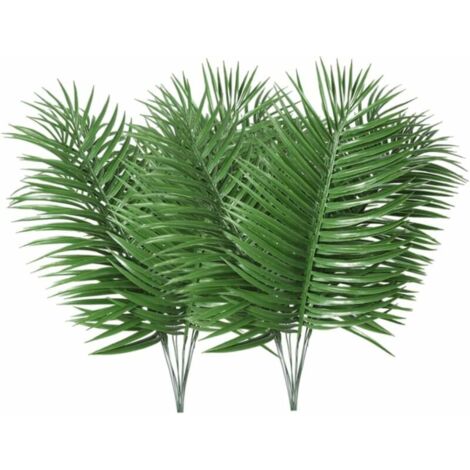 12 pcs de palmier artificiel feuilles fausses plantes tropicales fausses feuilles de fête décorations de mariage