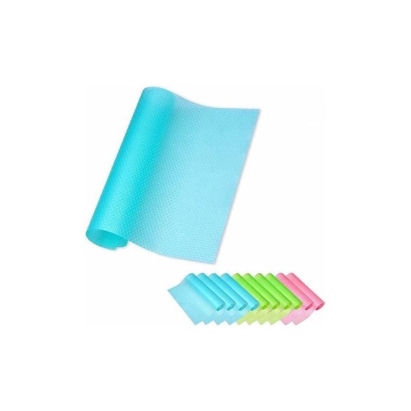 Image of 12 pcs Frigo Pad Insalata Veg Liner Ripiani freschi Tappetino antiscivolo per frigorifero Lavabile Fai da te Armadio Tappetino per scarpe Tovaglietta