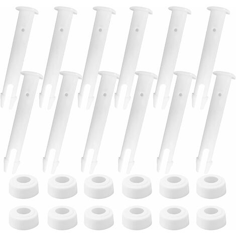 12 pcs Goupilles De Piscine,goupilles goupilles de Rechange,Joints de Piscine en Plastique,Goupilles en Plastique,Joints de Piscine,Broche pour Cadre de Piscine,goupilles de Joint de Piscine (12pcs)