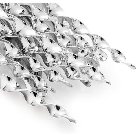 12 Pcs Repulsif Pigeon Réfléchissant, Bâton Effaroucheur Pigeons en Spirale, Réflexion à 360°, Barre Effaroucheur Oiseaux Exterieur, Anti Oiseaux pour Balcon, Jardins et Toits