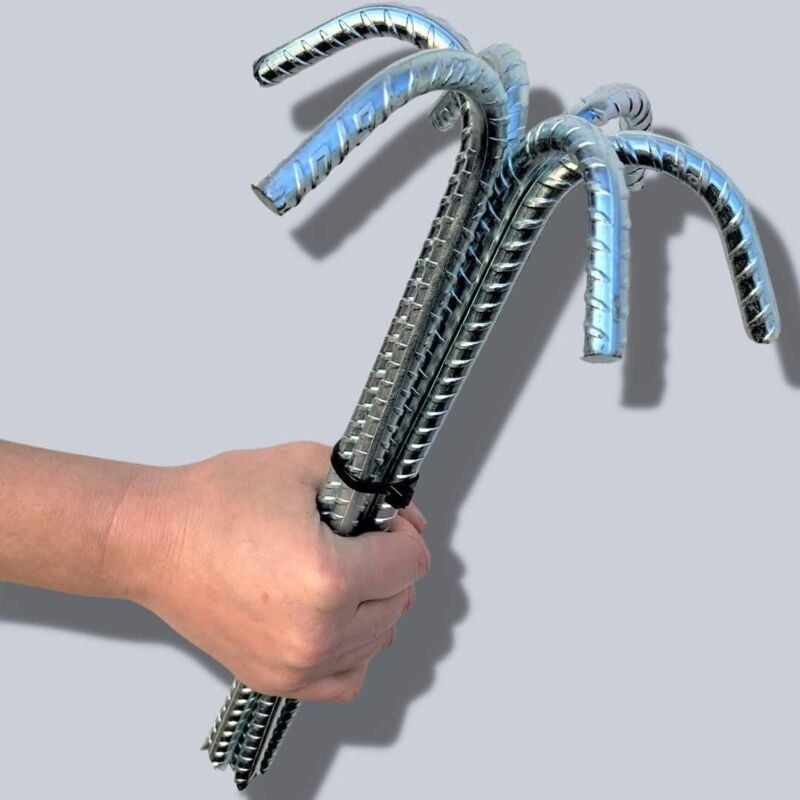 12 Pcs Tente Très Résistant Piquet Sardines de Fixation Gross Sardines Piquet Serre Jardin ancrage au Sol Tente pour Trampoline Camping Piquet Serre