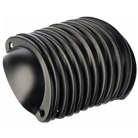 12 Pcs Vintage Shell Handles for Kitchen Cabinets and Drawers, Vintage Cabinet Door Pulls 8.2cm x 3.5cm, Black