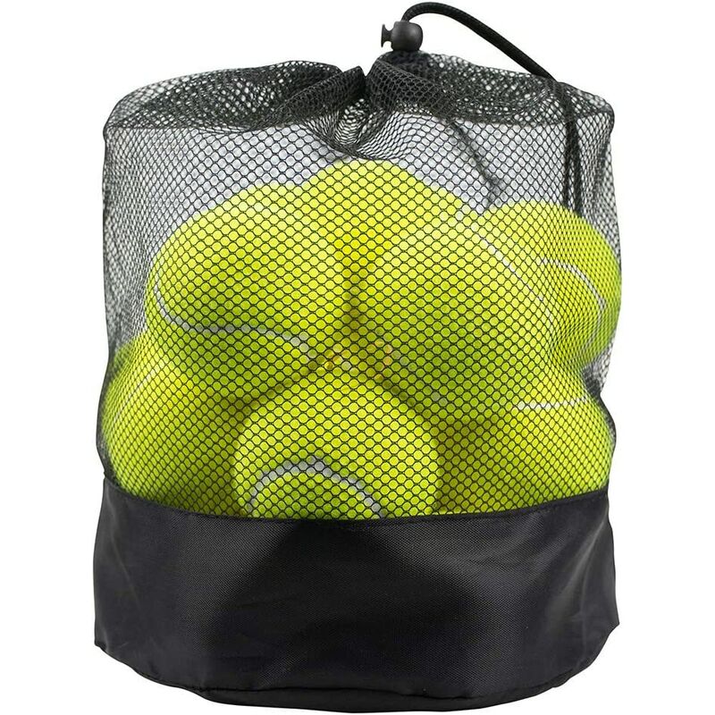 

12 pelotas de tenis de práctica, bolsa de transporte para pelotas de tenis, pelotas de tenis de 6,5 cm de diámetro, pelotas de tenis de alto rebote,