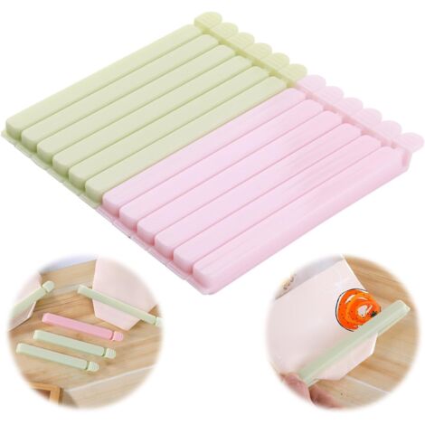12 pezzi clip per sigillare sacchetti, clip grande, clip per sacchetti alimentari da 15,4 cm, multifunzionale per sacchetti alimentari, per conservare alimenti, dolcetti, caramelle, cioccolato, noci