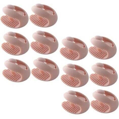 12 pezzi di clip per piumone (rosa) Clip per copripiumone Clip per piumone Clip per passanti per coperte Fermagli per piumone Clip per piumone