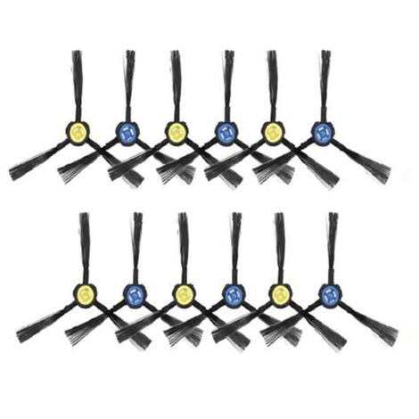 12 pezzi spazzole laterali spazzola angolo per V8S V80 A9S A7 A80 X750 V80 X785 X800 ricambio robot aspirapolvere