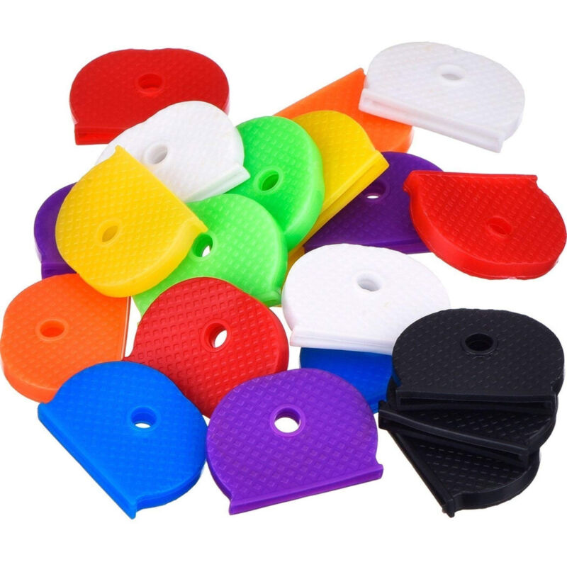 Set 12 Pièces Pvc Marqueur De Clé Couvertures De Marqueur De Clé