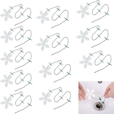 12 Pièces Attrape Cheveux Douche, Filtre Cheveux Douche, Filtre Evier, Filtre Douche Cheveux, Filtre Cheveux Baignoire, Protection Contre Le Colmatage, pour Salle de Bains, Cuisine