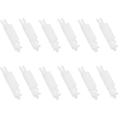 12 Pièces Bande de Garniture Pare-Brise Pince Fixe Clips Auto Attache Pare-Chocs