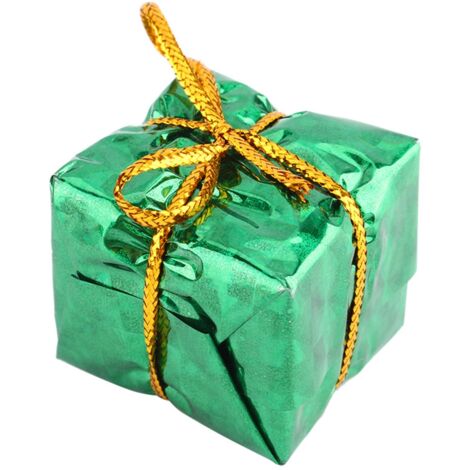 12 Pièces Boîtes Cadeaux de Noël Multicolores Décorations d'Arbre de Noël