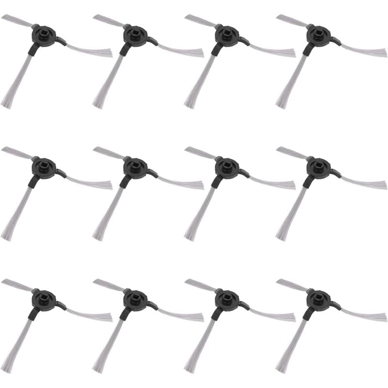 Alovez - 12 Pièces Brosses Latérales Robot Aspirateur Nettoyant Pièces Filtre Hepa pour Proscenic 790 t