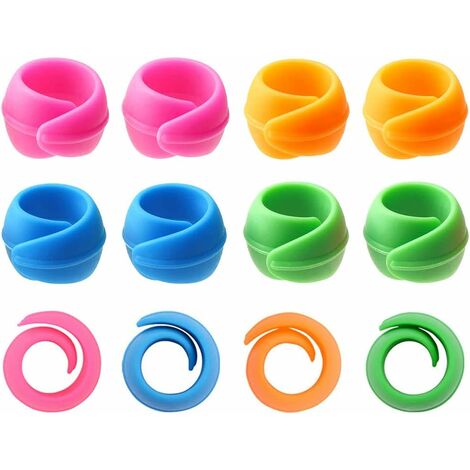 12 Pièces Canette Fil Bobine Hugger de Bobine Porte Canette Machine a Coudre Hugger de Bobine de Fil pour Bobine de Fil de Machine à Coudre et à Broder,