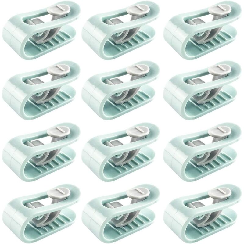 12 Pièces Clips Housse de Couette, Anti-Dérapants sans Aiguille pour Literie, Accessoires de Fixation