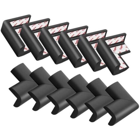 12 Pièces Coin De Table Protection Bebe, Protections Coins en Caoutchouc, Protection Angle Bebe pour Meuble SéCurité Enfant