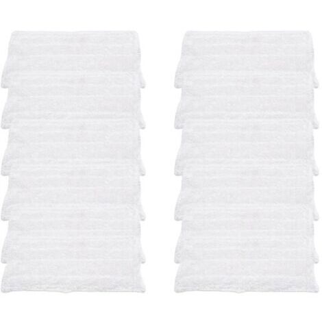 12 PièCes de Rechange pour Vileda Steam XXL Power Pad Nettoyeur Vapeur Remplacement Microfibre Nettoyage Vadrouille, Lavable