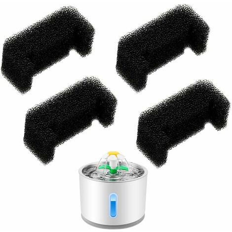 Filtre à éponge noir pour animaux de compagnie, accessoire de remplacement  pour fontaine à eau pour chat, chien, 10 pièces/lot - AliExpress