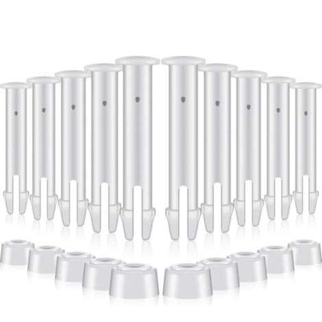 12 Pièces Goupilles en Plastique pour Intex Round Metal Frame Pools Pièces de Rechange pour Joints de Piscine pour Joints de Piscine.Remplacement de pièces de Rechange Joint Pins(6/2.36in)