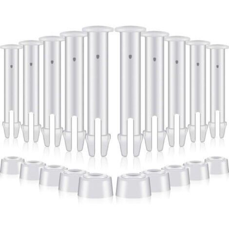 12 Pièces Goupilles en Plastique pour Intex Round Metal Frame Pools Pièces de Rechange pour Joints de Piscine pour Joints de Piscine,Remplacement de pièces de Rechange Joint Pins(6cm/2.36in)