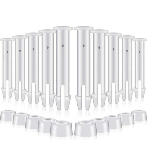 12 Pièces Goupilles en Plastique pour Round Metal Frame Pools Pièces de Rechange pour Joints de Piscine pour Joints de Piscine,Remplacement de pièces de Rechange Joint Pins(6cm/2.36in)