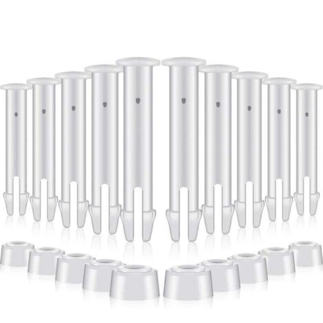 12 Pièces Goupilles en Plastique pour Round Metal Frame Pools Pièces de Rechange pour Joints de Piscine pour Joints de Piscine,Remplacement de pièces de Rechange Joint Pins(6cm/2.36in)