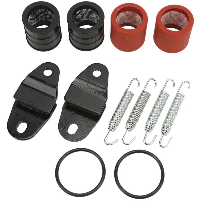 YB - Jeffergarden 12 pièces Joint de silencieux d'échappement Kit de séjour à ressort 2GU-14771-00-00 Remplacement pour banshee 350 YFZ350 le se sp